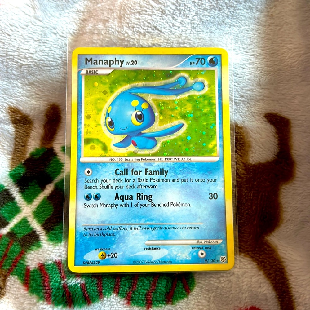 2007 Pokemon Manaphy Lv. 20 (9/130)